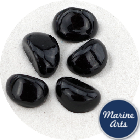 Craft Pack - Glass Stones - Jet Black